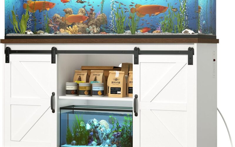 Hlivelood Farmhouse Aquarium Cabinet